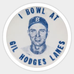 Gil Hodges Lanes Sticker